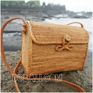 full handmade ata rattan grass woven ethnic women fashion flower strap